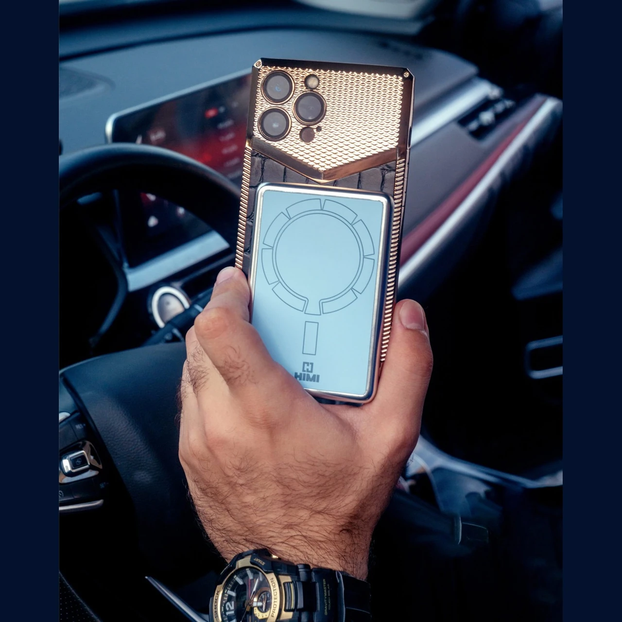 پاوربانک فست شارژ وایرلس HIMI 5000mAh مدل Volta Air VQ-P13 20W - آبی روشن (6 ماه گارانتی تعویض شرکتی)